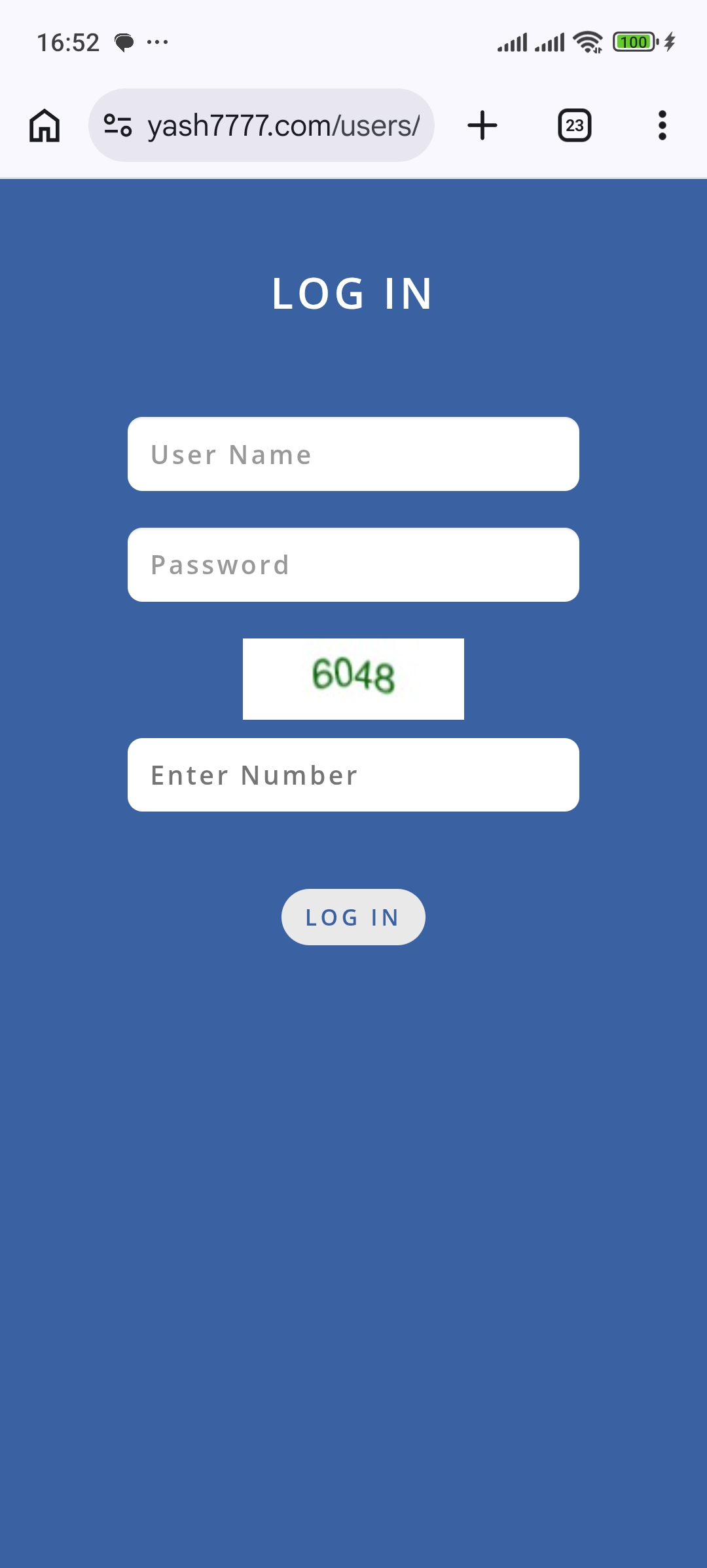 Yash7777 Platform Screenshot